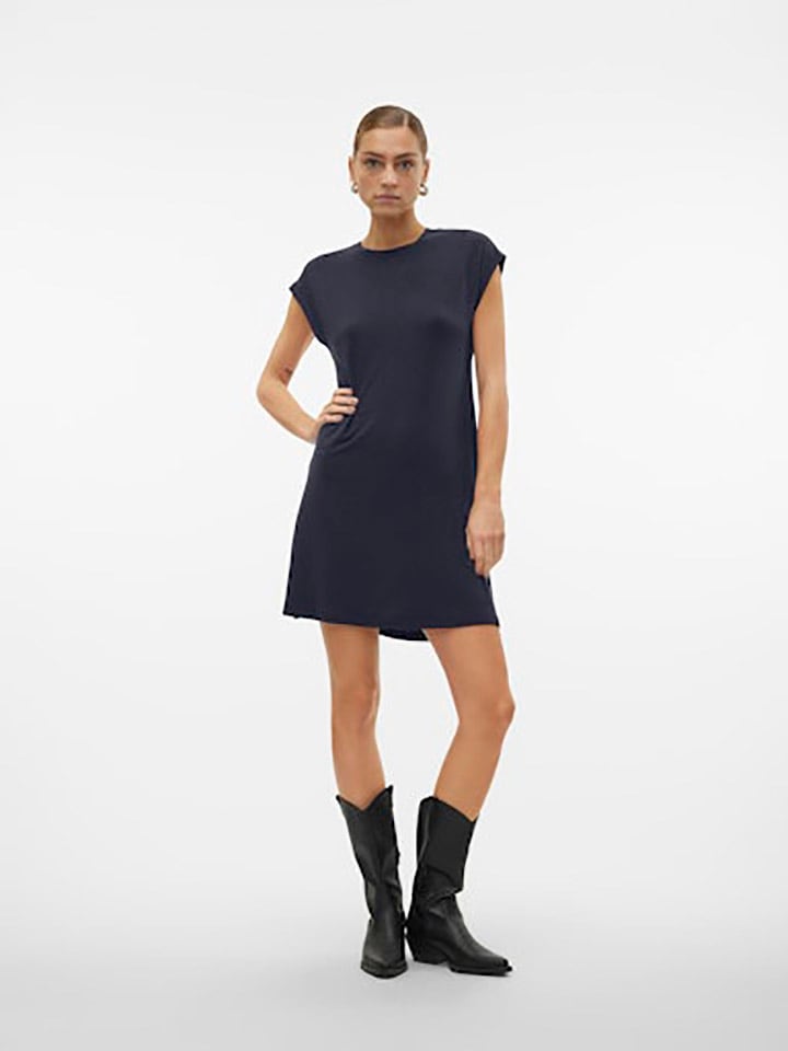 Vero Moda Kleid in Dunkelblau günstig kaufen