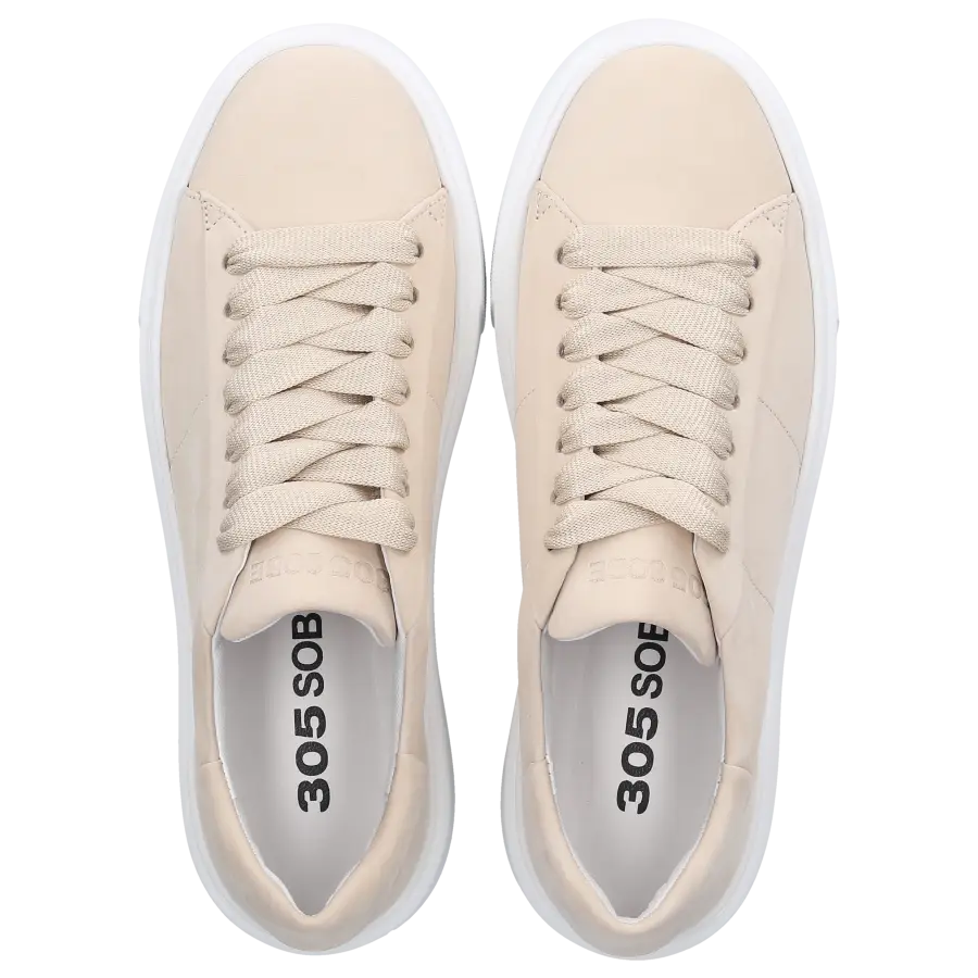 305 SOBE - Sneaker low CAPO Nubukleder - beige
