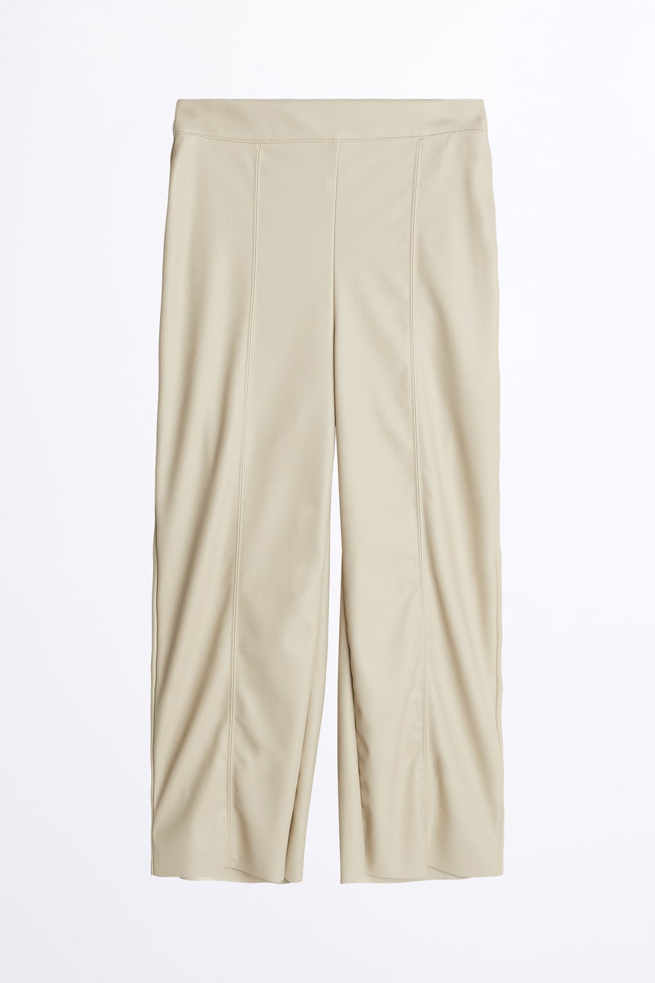 Holly PU culotte trousers