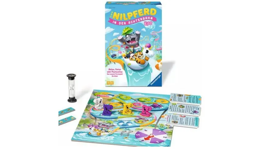 Ravensburger Spiel - Das Nilpferd in der Achterbahn Kids