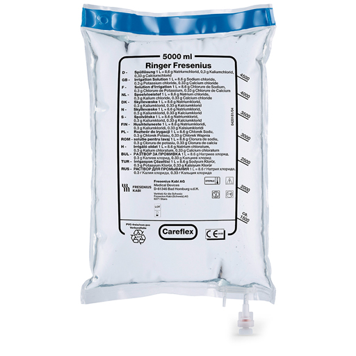 FRESENIUS Ringerlösung Plastikinfusionsflasche  10X500 ml  Infusionslösung