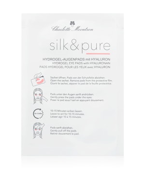 Charlotte Meentzen silk & pure Hydrogel-Augenpads Mit Hyaluron Augenpads-5 Stk