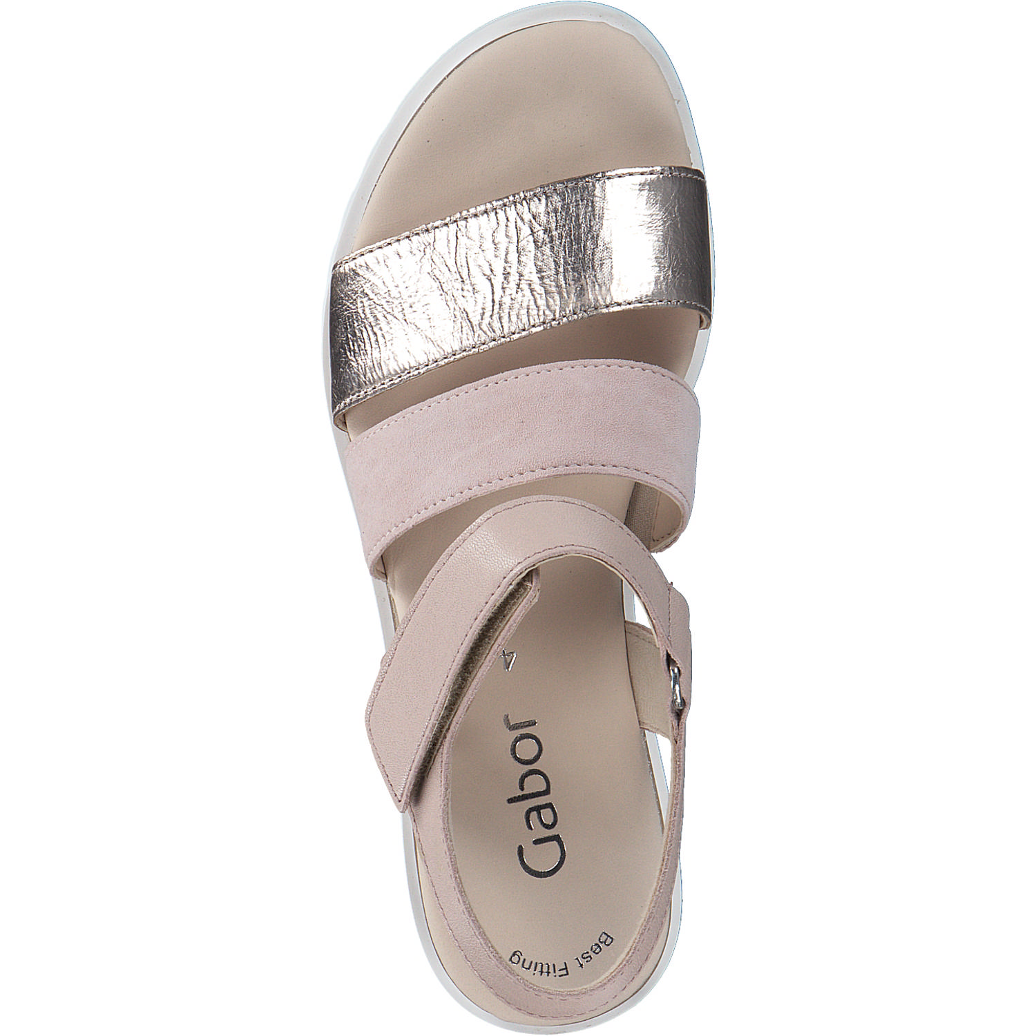 Gabor 24.610, Plateau-Sandaletten, Damen, rouge kombi