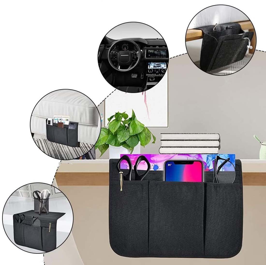 Tapferer Ping Betttasche Filz Nachttisch Hängetasche 1 Stück (1-tlg)