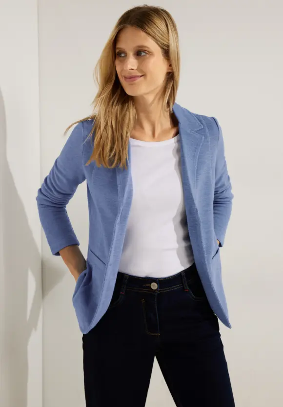 CECIL Sweatblazer in Piqué