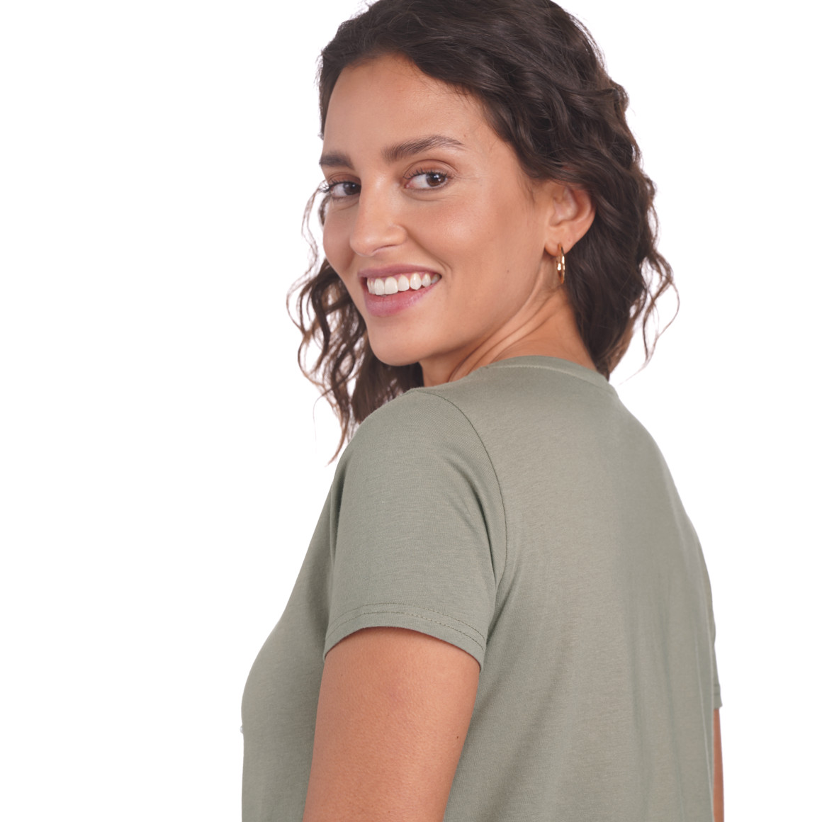Damen T-Shirt mit Message-Print