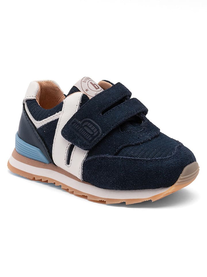 bisgaard Leder-Sneakers in Dunkelblau günstig kaufen