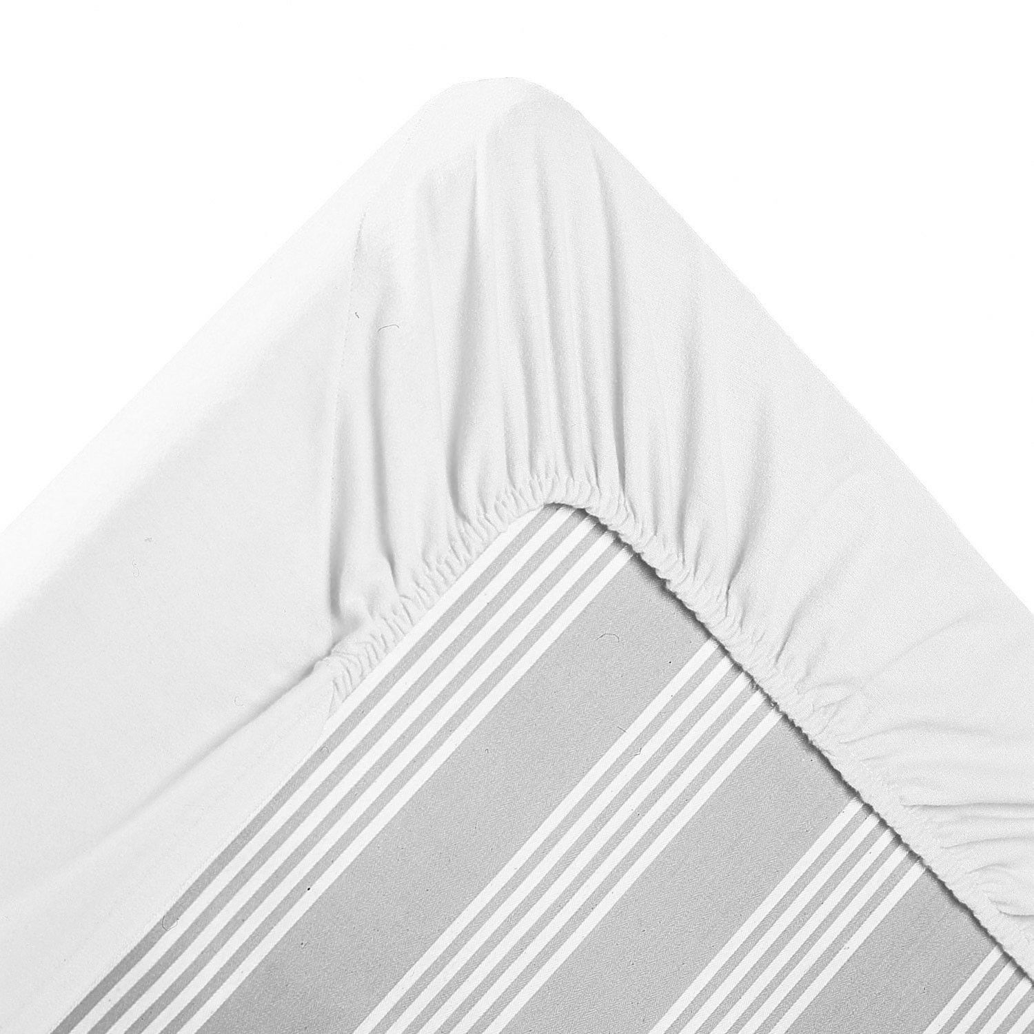 Drap-housse irrétrécissable uni 40 cm