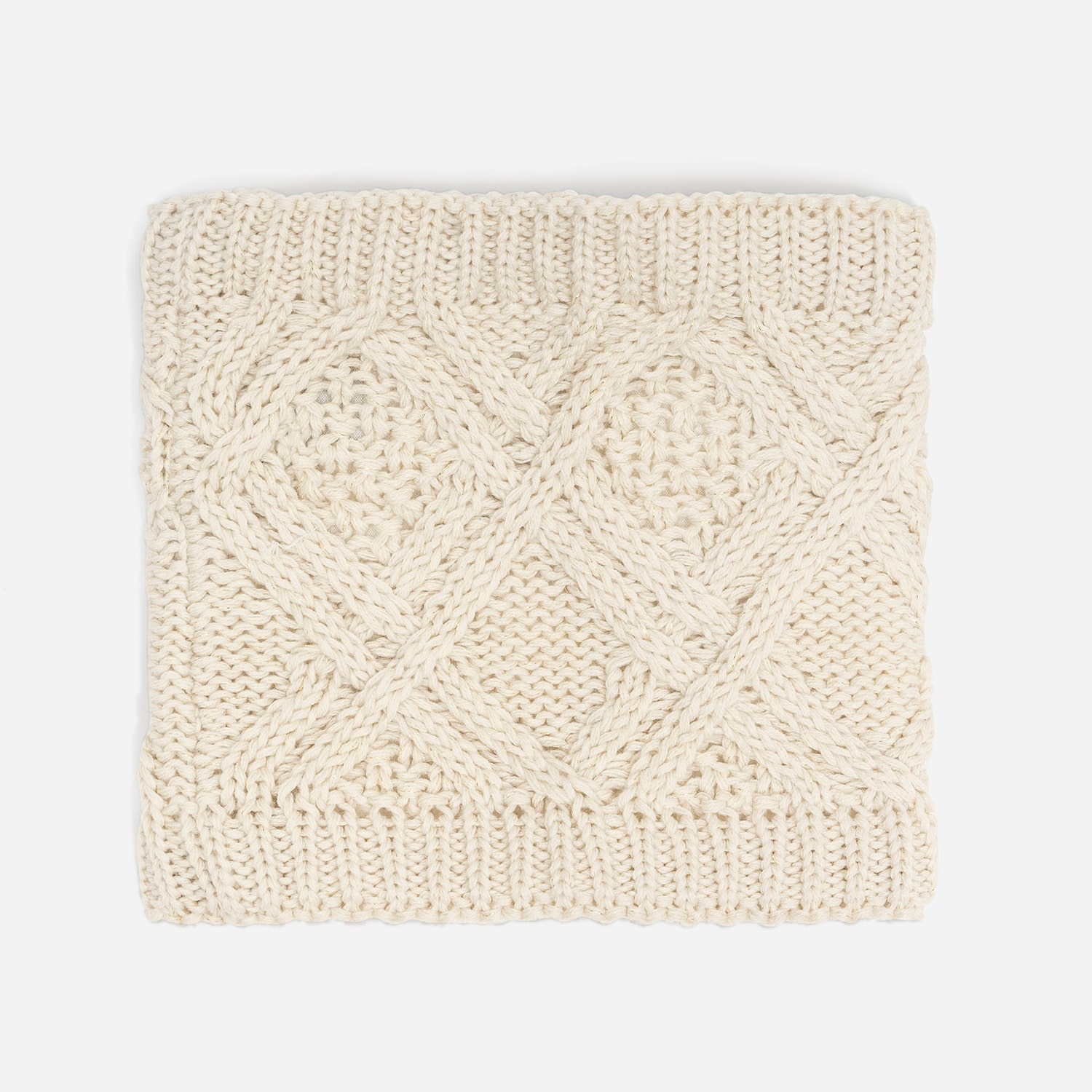 Snood femme beige