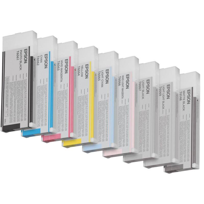Epson T6069 Original Tintenpatrone C13T606900 Hellschwarz