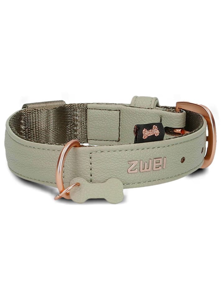 Zwei Halsband in Hellgrün - (L)38 cm günstig kaufen onesize