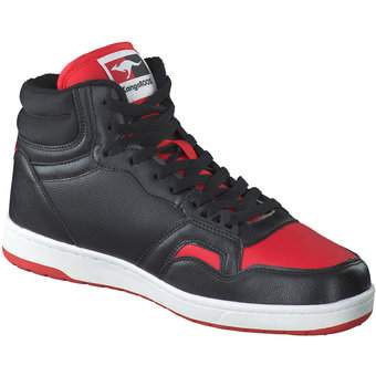 KangaROOS K-Slam Point Mid Sneaker in schwarz