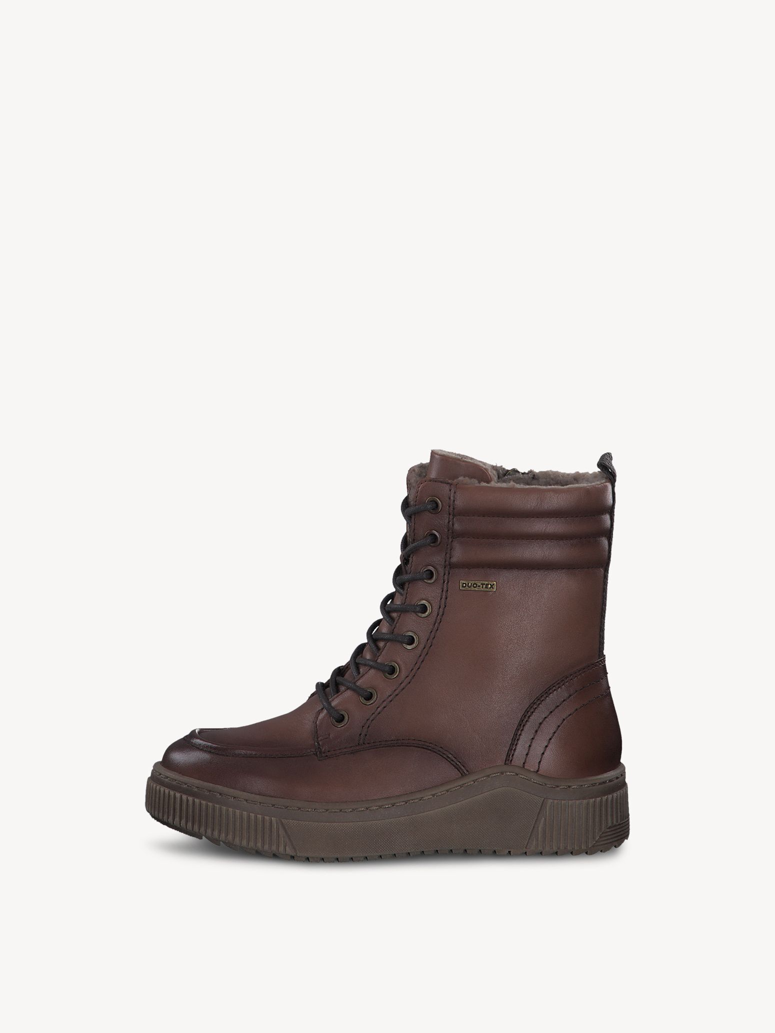Bottine en cuir - marron