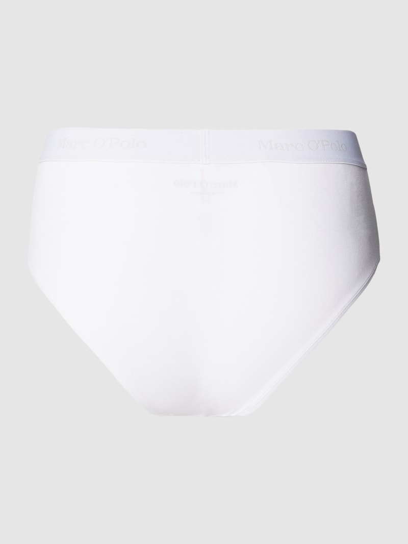 Slip mit elastischem Logo-Bund im 3er-Pack Modell 'ESSENTIALS' in weiß
