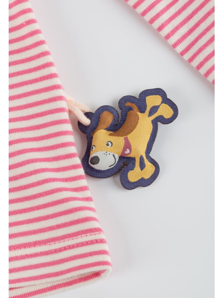 Sigikid Langarmshirt Funny Dog in Rosa/Weiß günstig kaufen
