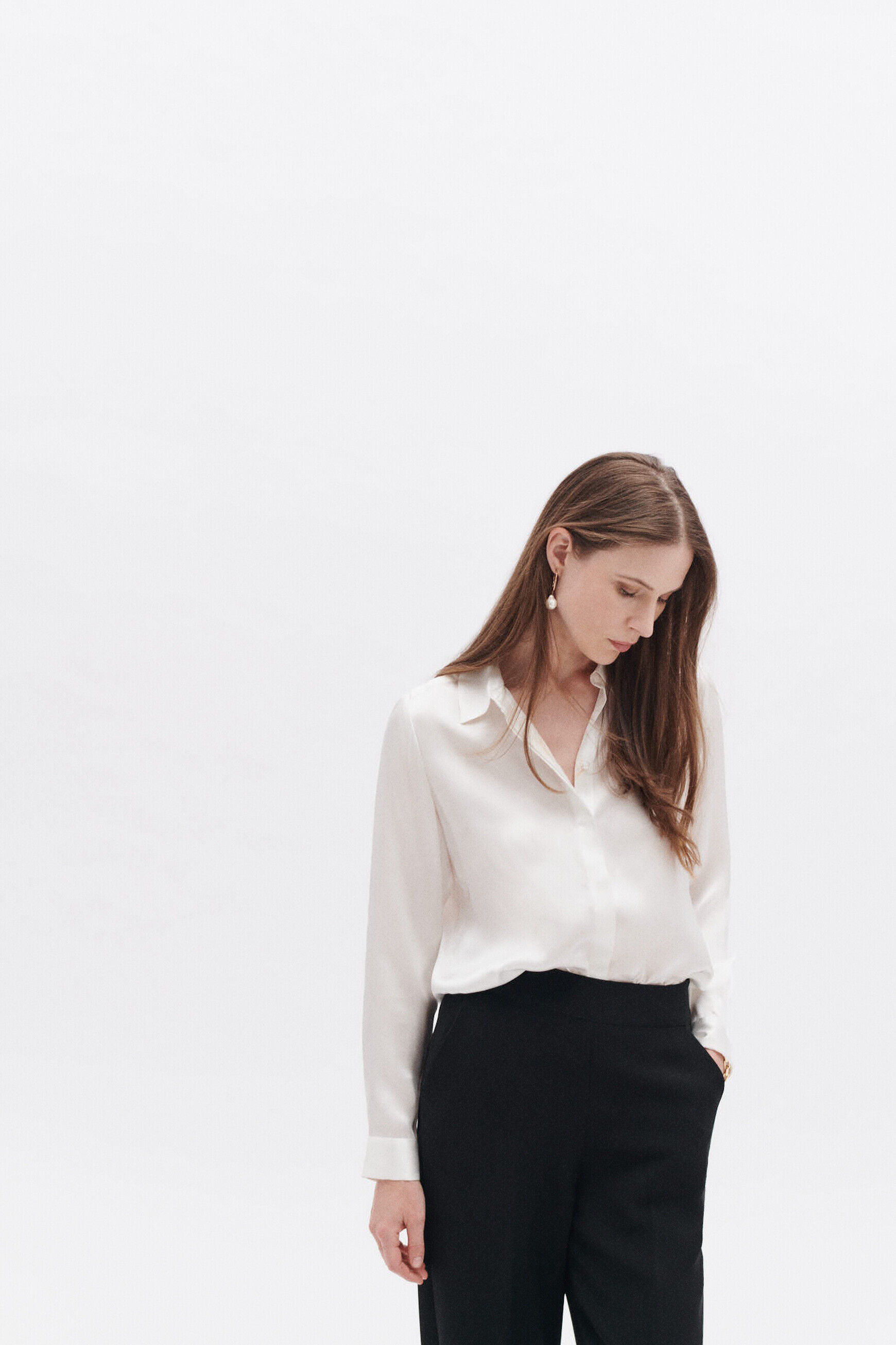 Chemise cjamie1 ivoire femme