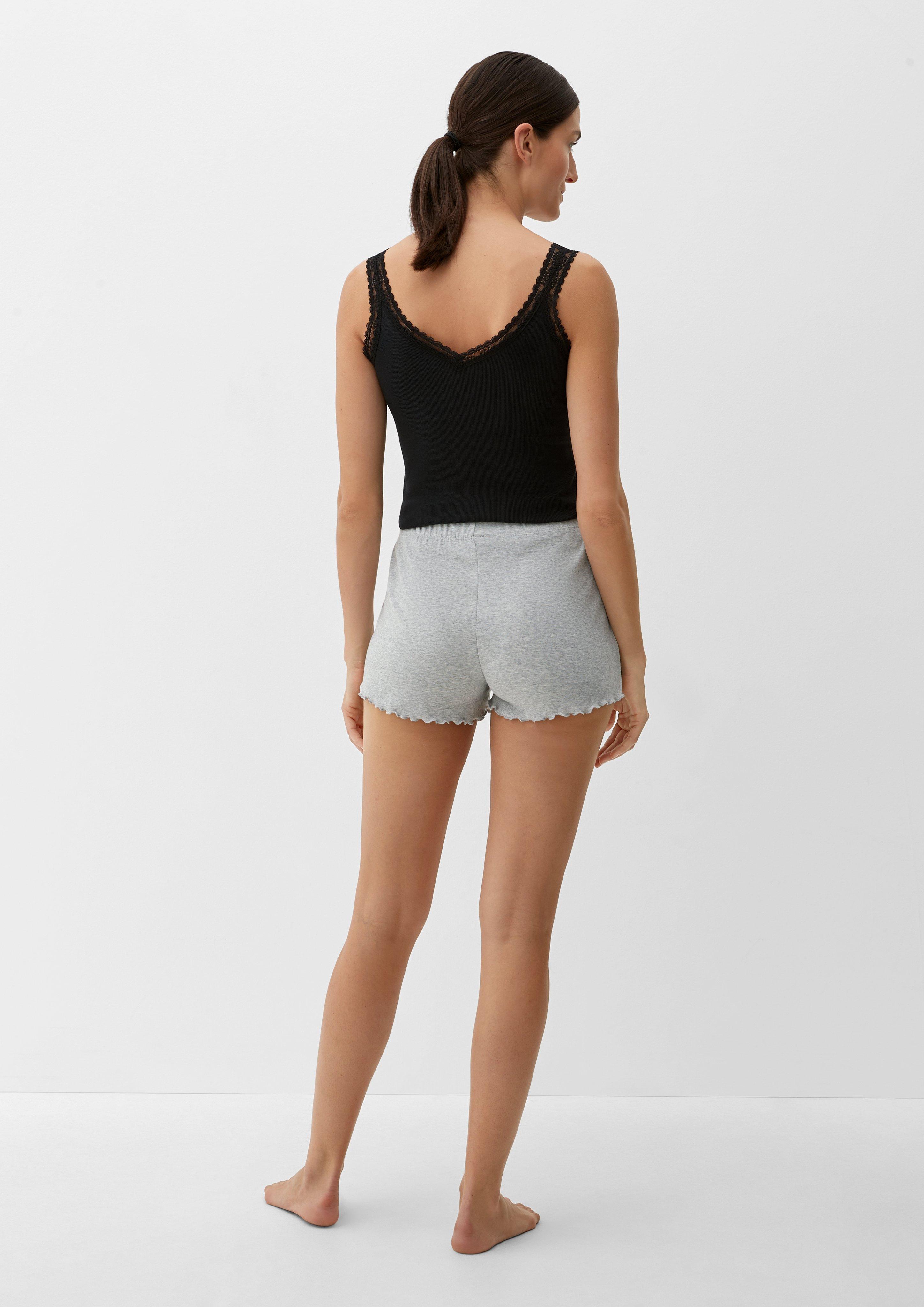Pyjamashorts mit Wellensaum  6006268-9400