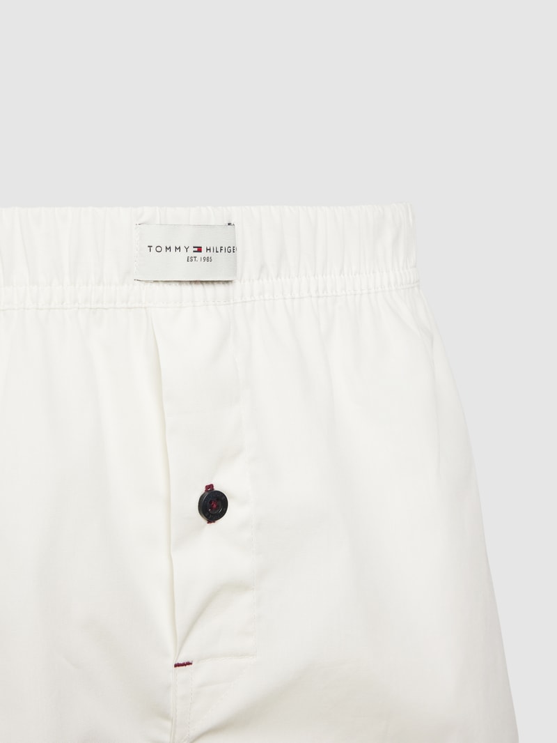 Boxershorts mit Label-Stitching im 3er-Pack in rot