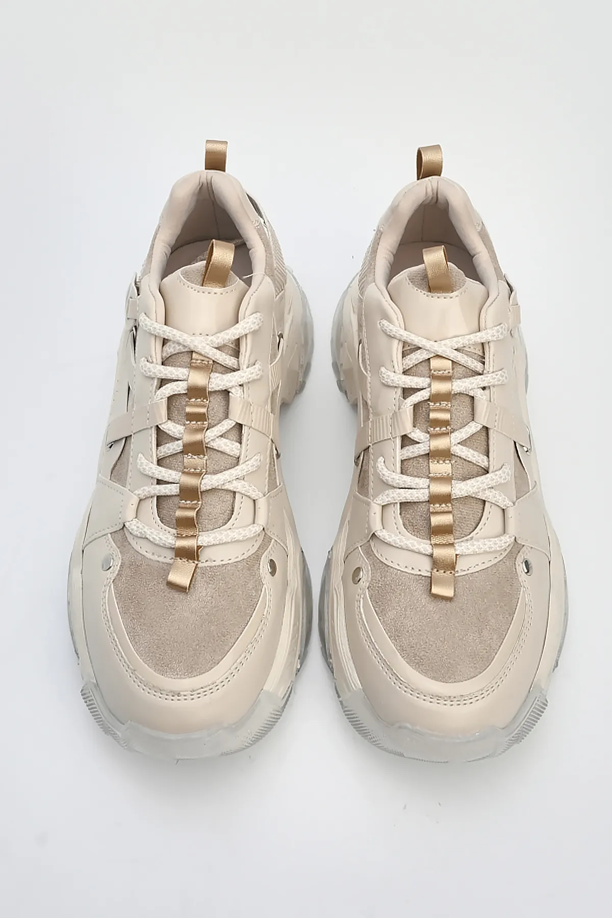 Marjin  Sneaker - Beige - Flacher Absatz