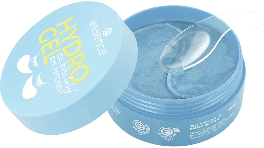 essence HYDRO GEL eye patches ICE, EYES, baby!