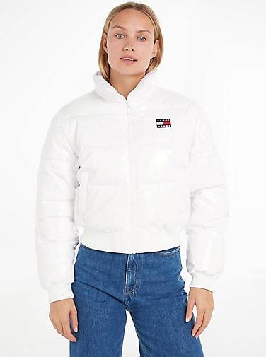 TOMMY-JEANS Damen Jacke GLOSSY PUFFER