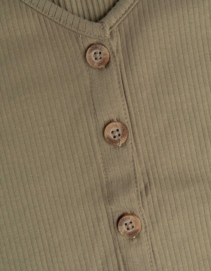 T-Shirt - Knopfverschluss