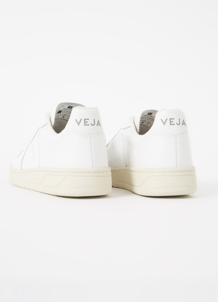 Tenisi Veja V-10 din piele cu logo.