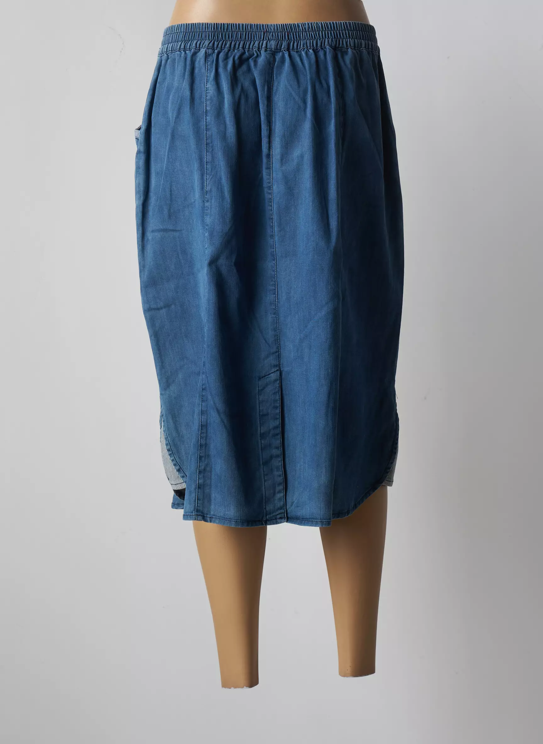 Griffon Jupes Mi Longues Femme couleur bleu