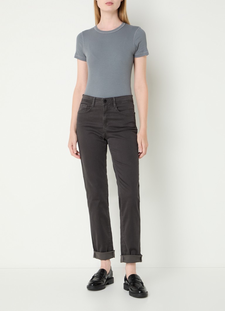 Pantalon chino BRAX Mary taille mi-haute coupe slim en mélange de lyocell extensible
