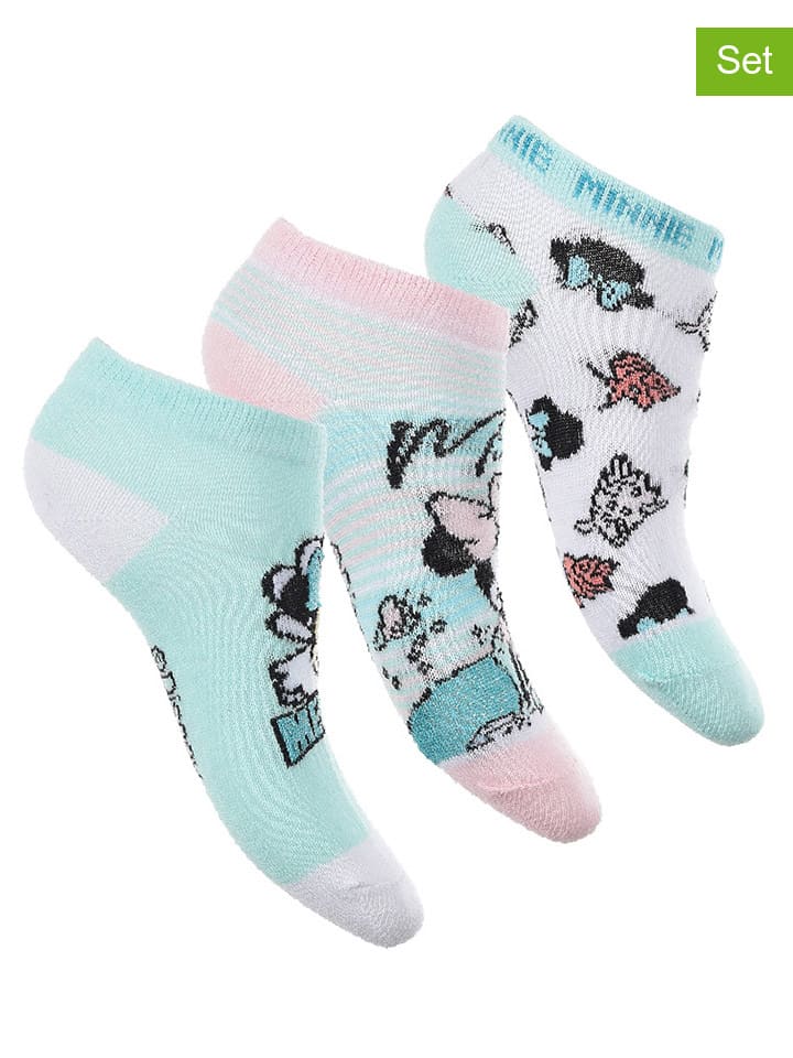 Disney Minnie Mouse 3er-Set: Füßlinge 