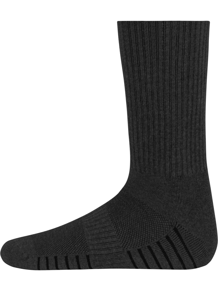 normani 4 Trekkingwandersocken mit Polstersohle und Komfortbund in Anthrazit günstig kaufen