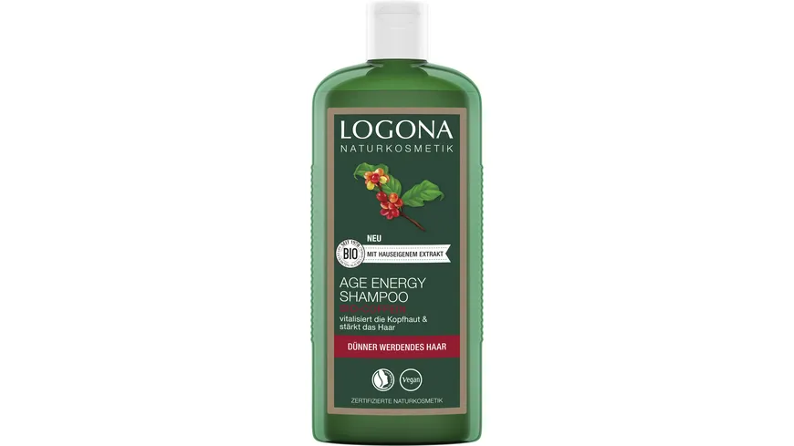 LOGONA Age Energy Shampoo Bio-Coffein 250 ml