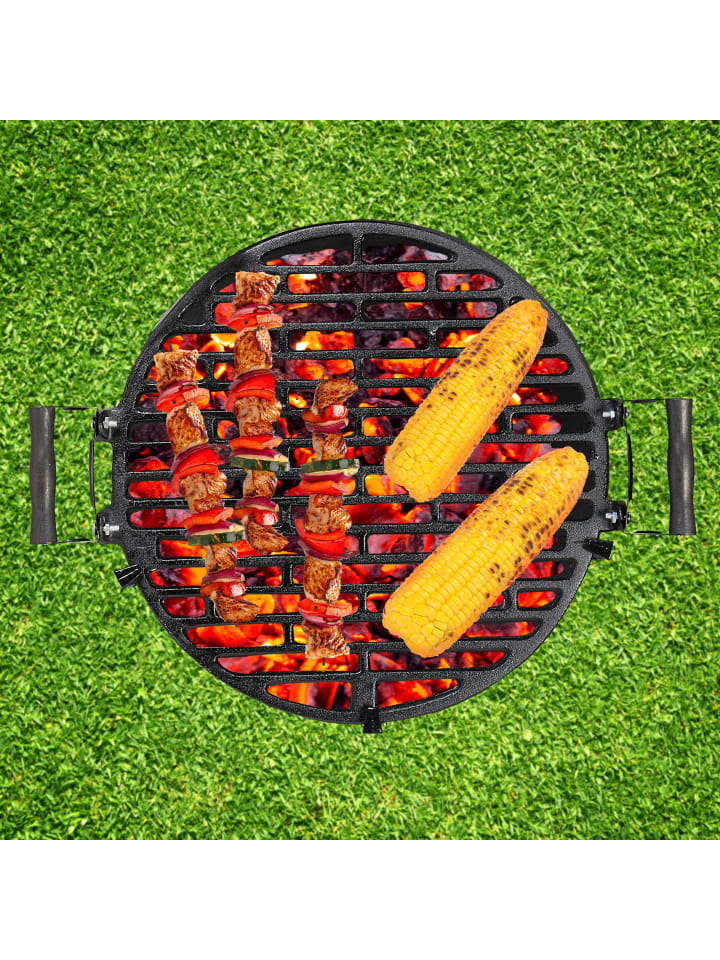 relaxdays Grillfass in Schwarz - Ø 35 cm günstig kaufen onesize