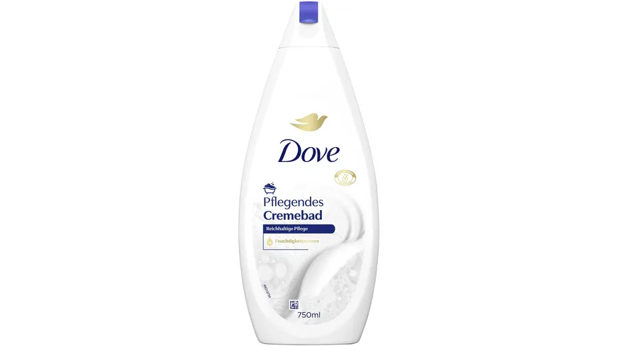 Dove Cremebad für trockene Haut Reichhaltige Pflege 750 ml 750 ml