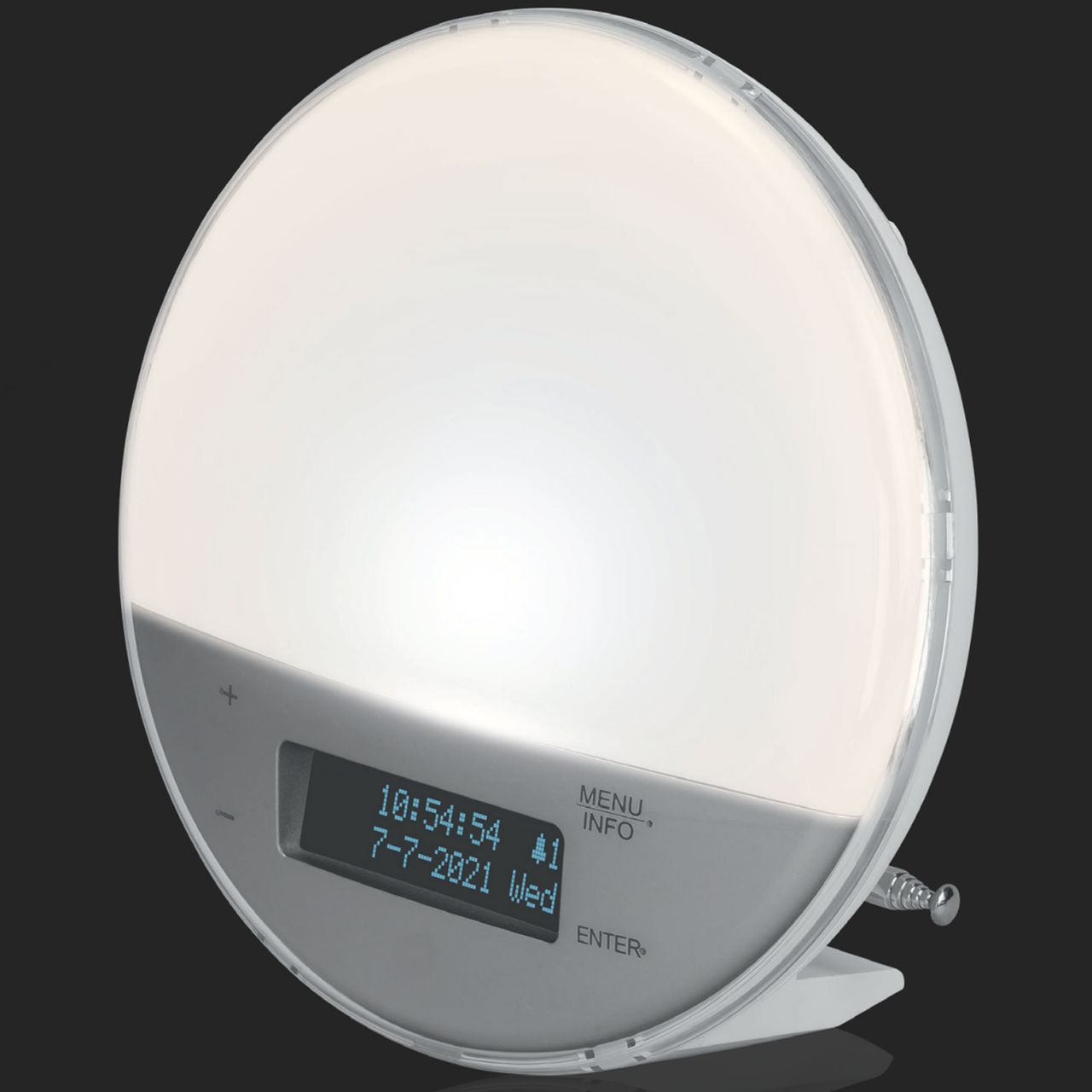 MIRAVAL Lichtwecker DAB  FM Radiowecker Sonnenaufgangssimulation