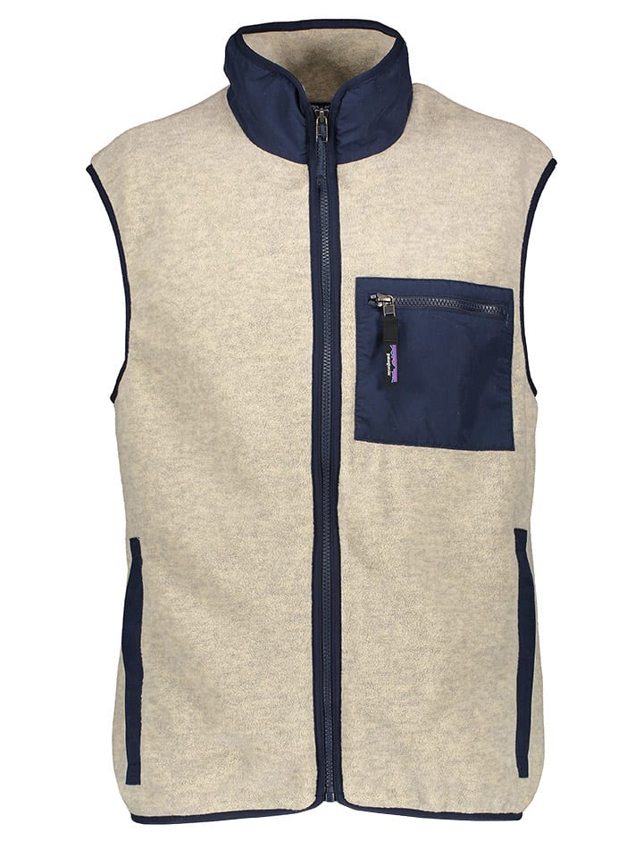 Patagonia Fleeceweste in Beige günstig kaufen