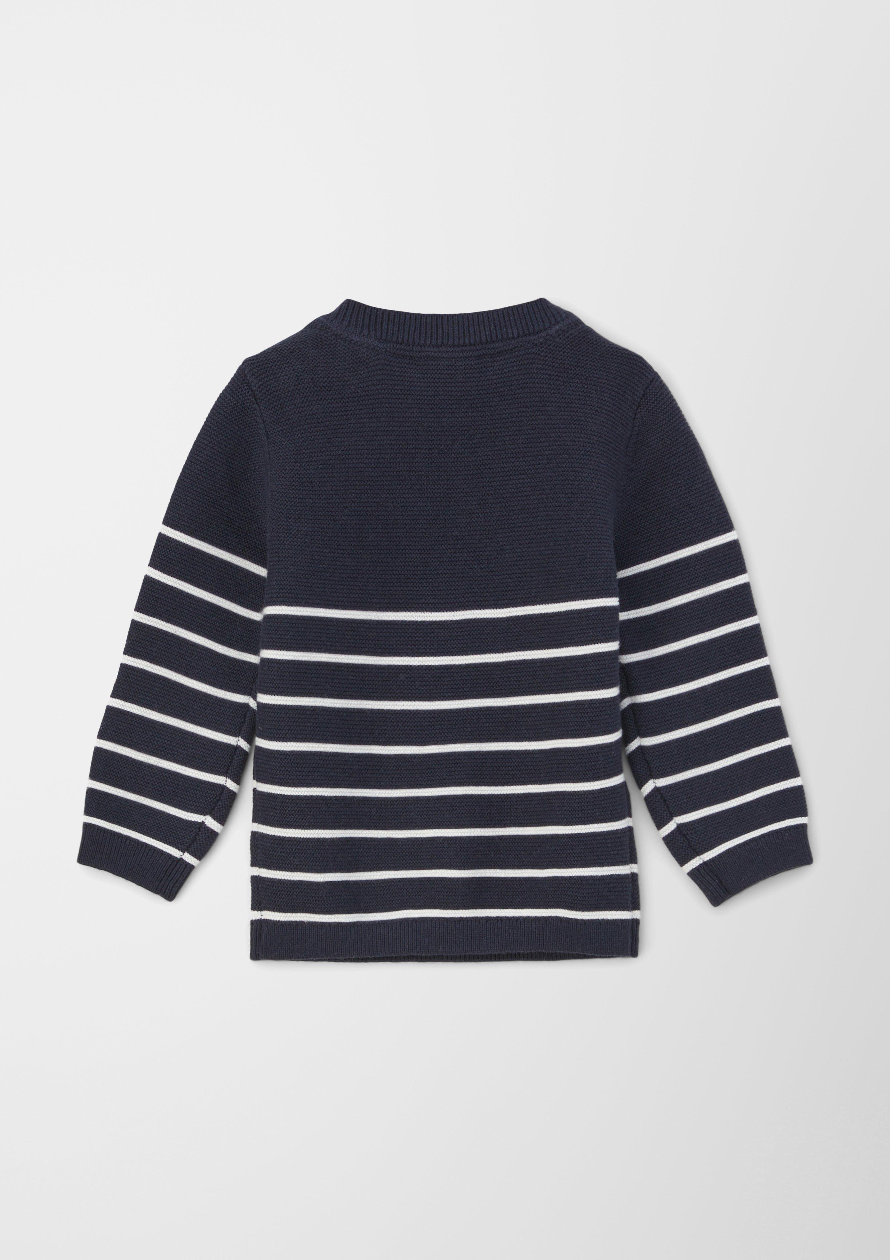 Strickpullover mit Streifen  2128632-59X1