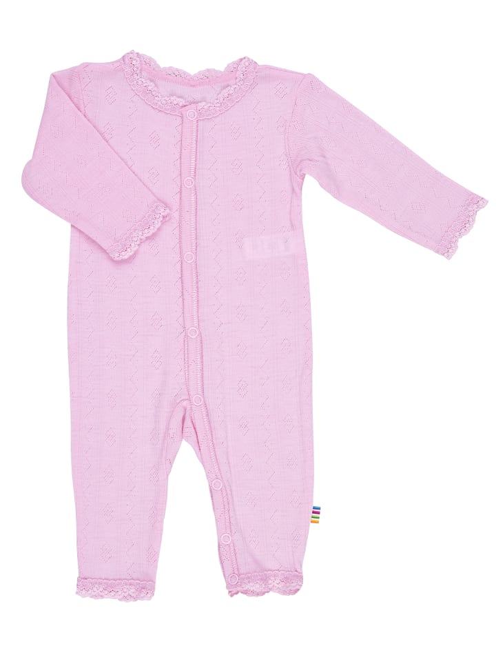 Joha Schlafoverall aus Merino-Wolle/Seide in prime rose günstig kaufen