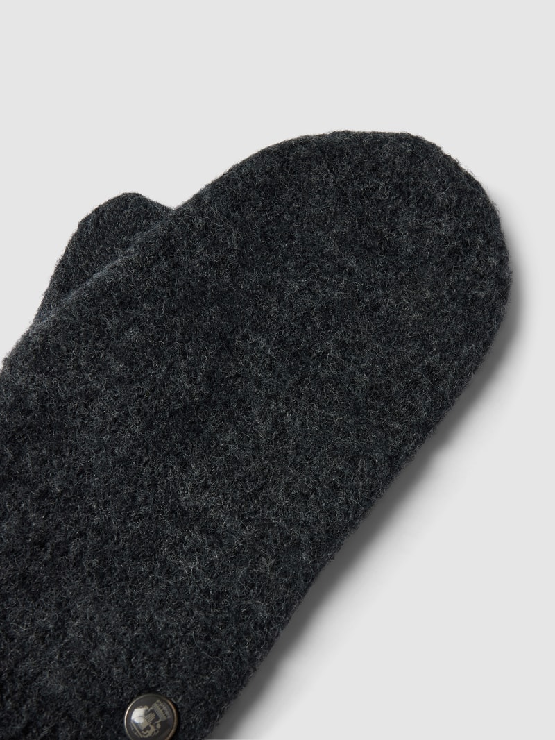Handschuhe aus Schurwolle Modell 'WALK' in anthrazit
