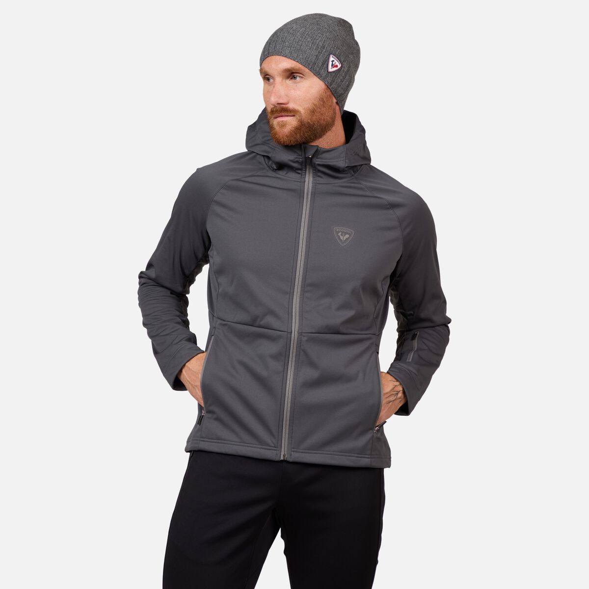 Softshell-Herrenkapuzenjacke Genetys