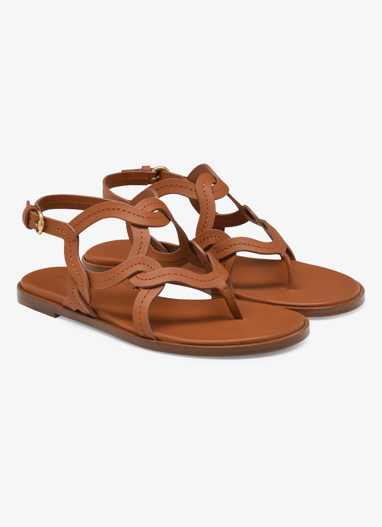 Gianvito Rossi Amalfi Thong calfskin sandal
