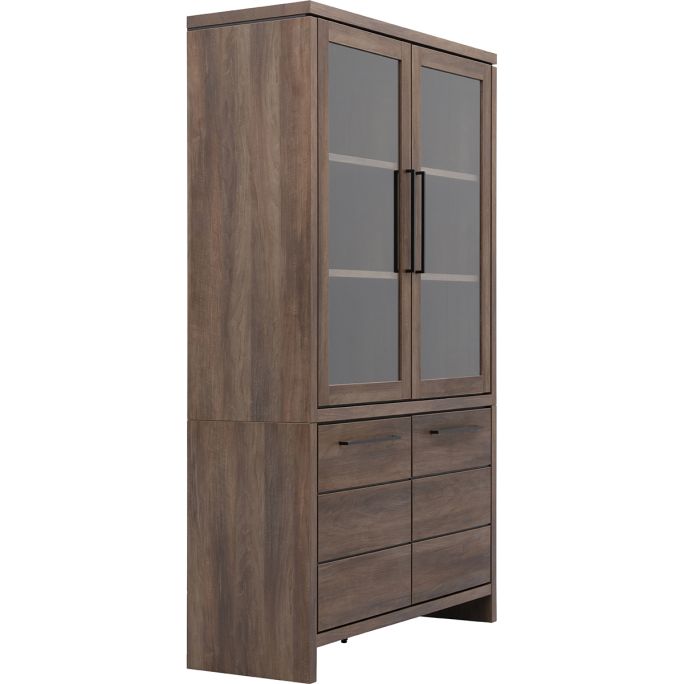 Trendhopper Vitrine Sefro Dark Almond