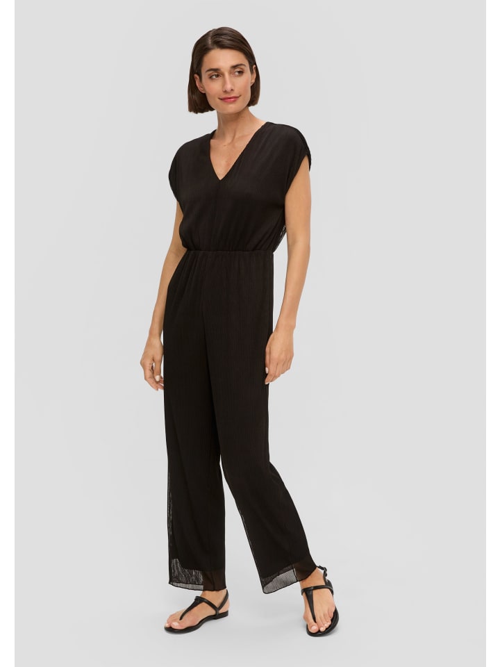 s.Oliver BLACK LABEL Overall lang in Schwarz günstig kaufen 36