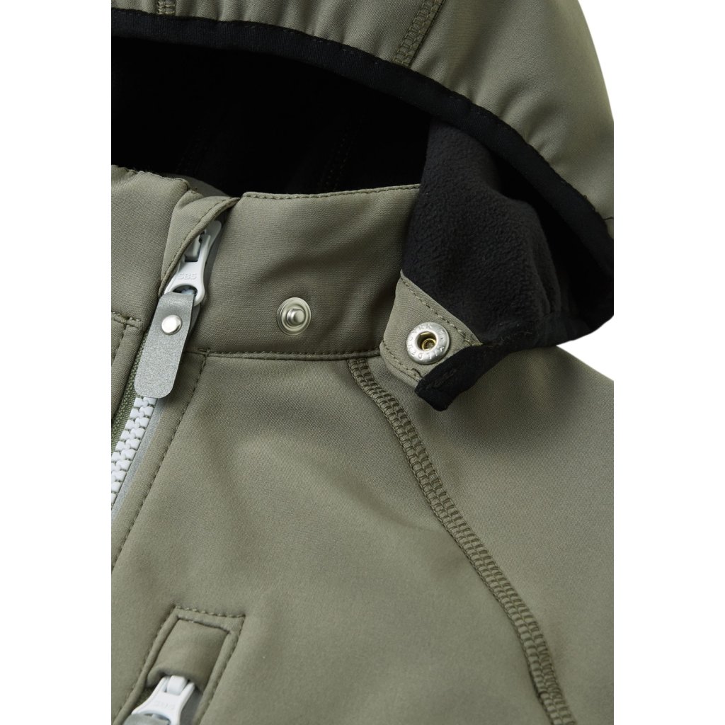 Reima Vantti Greyish Green Kinder Softshelljacke