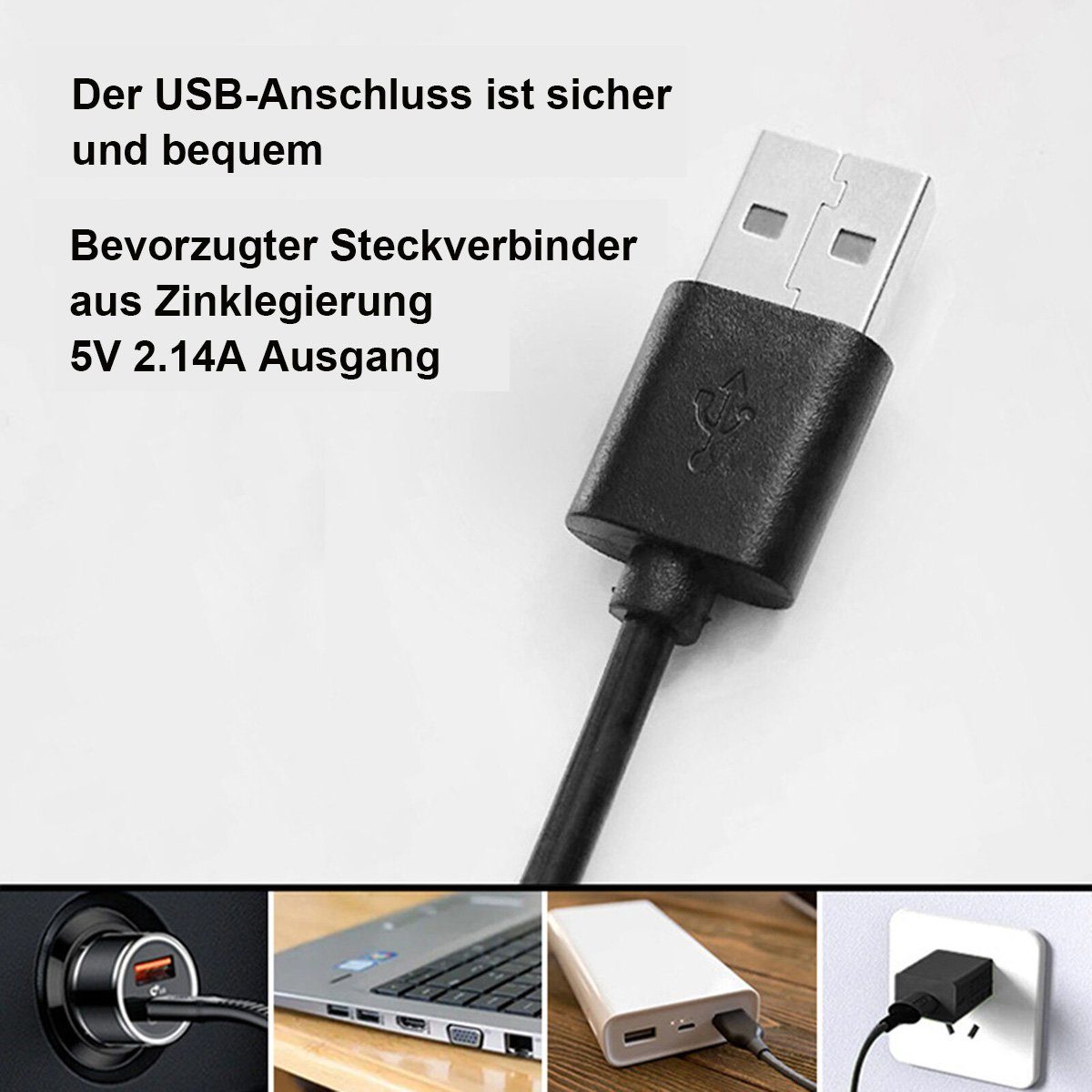 flowgoer Sitzkissen USB-Autositzheizkissen - Winterkurzplüsch für Wärme