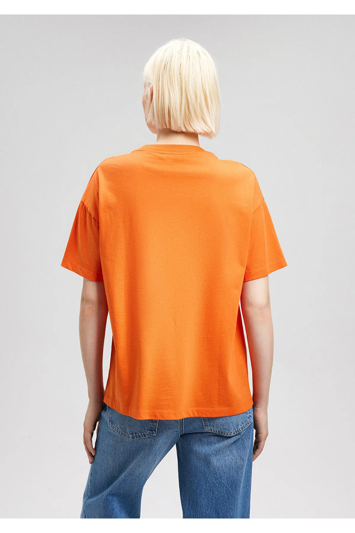 Mavi  Oranges T-Shirt mit Logo-Aufdruck Normale Passform / Normale Passform1611193-70485