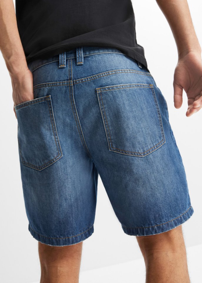 Long-Jeans-Shorts, Loose Fit