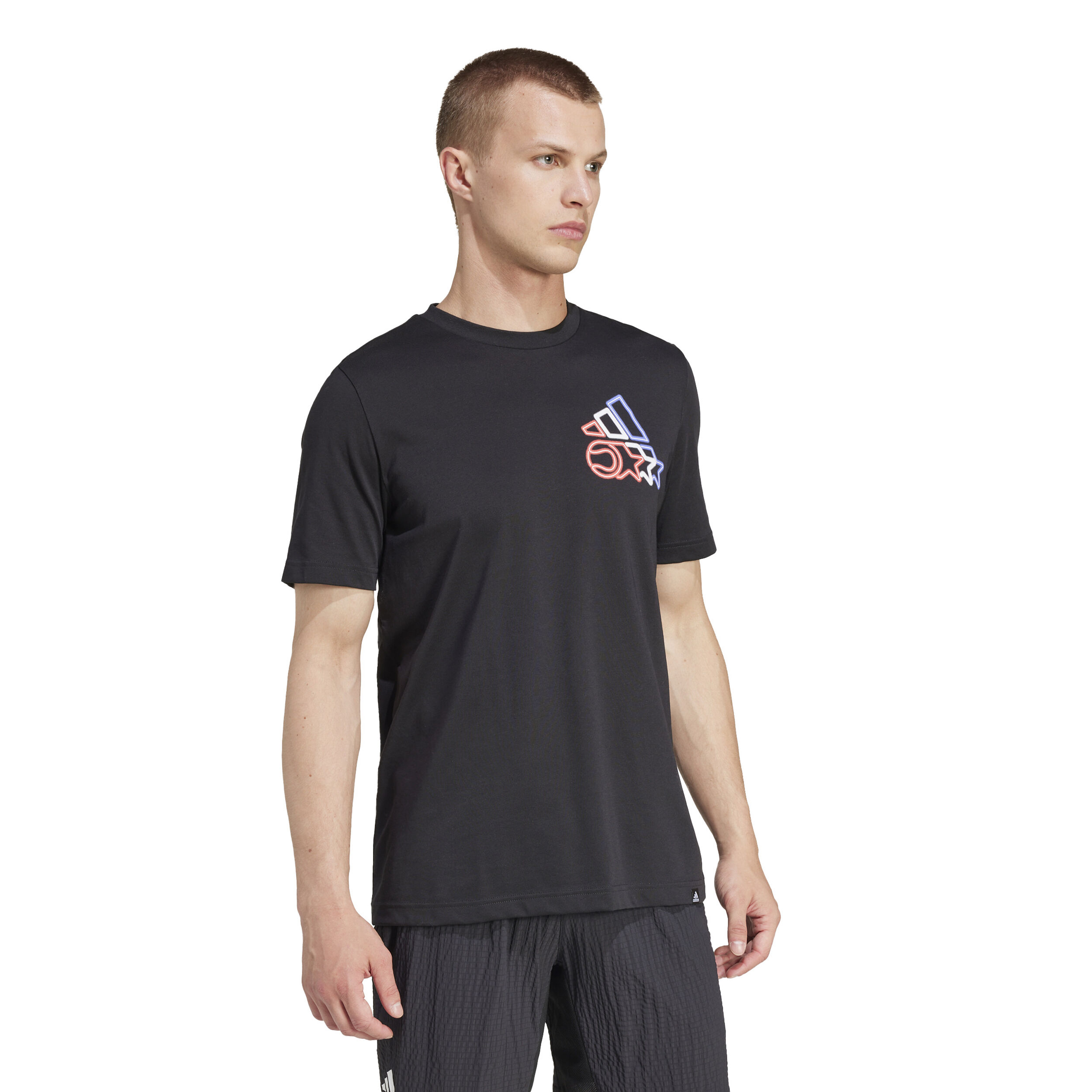 City Graphik T-Shirt Herren - Schwarz