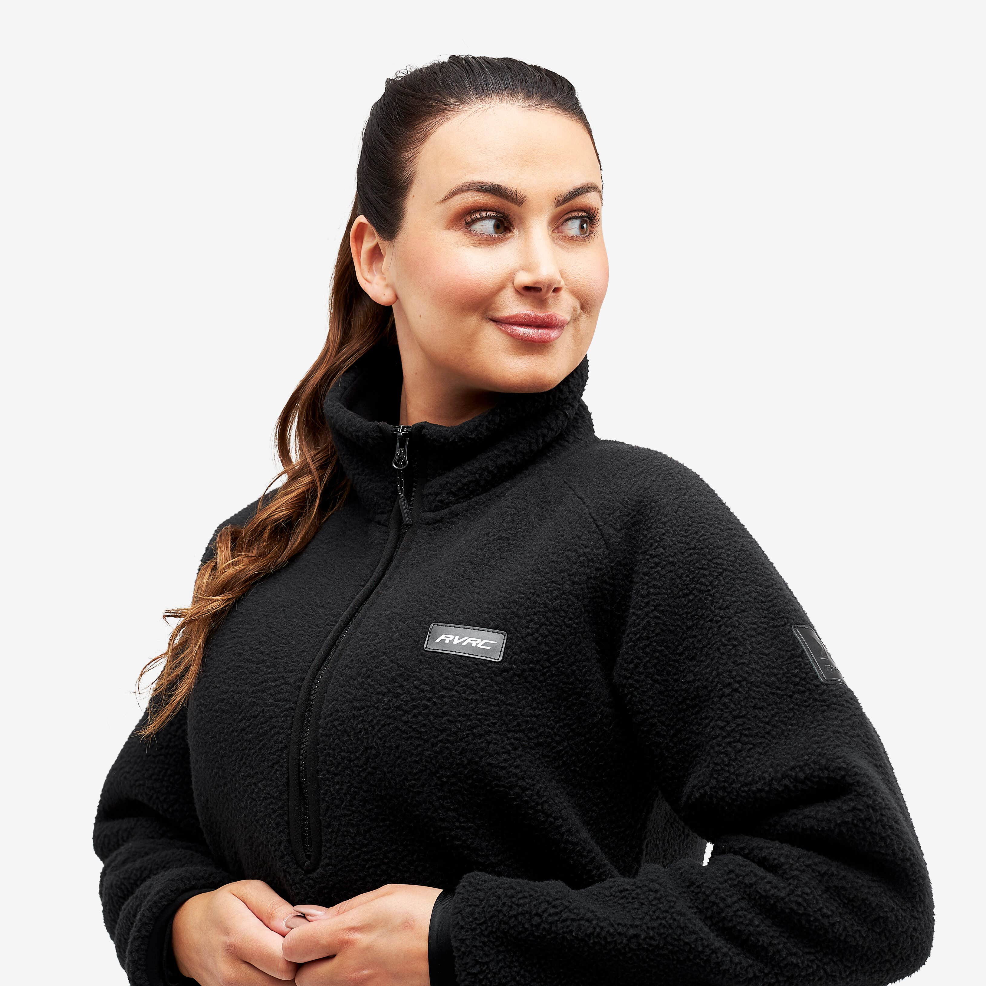 Sherpa Fleece Femme Caviar