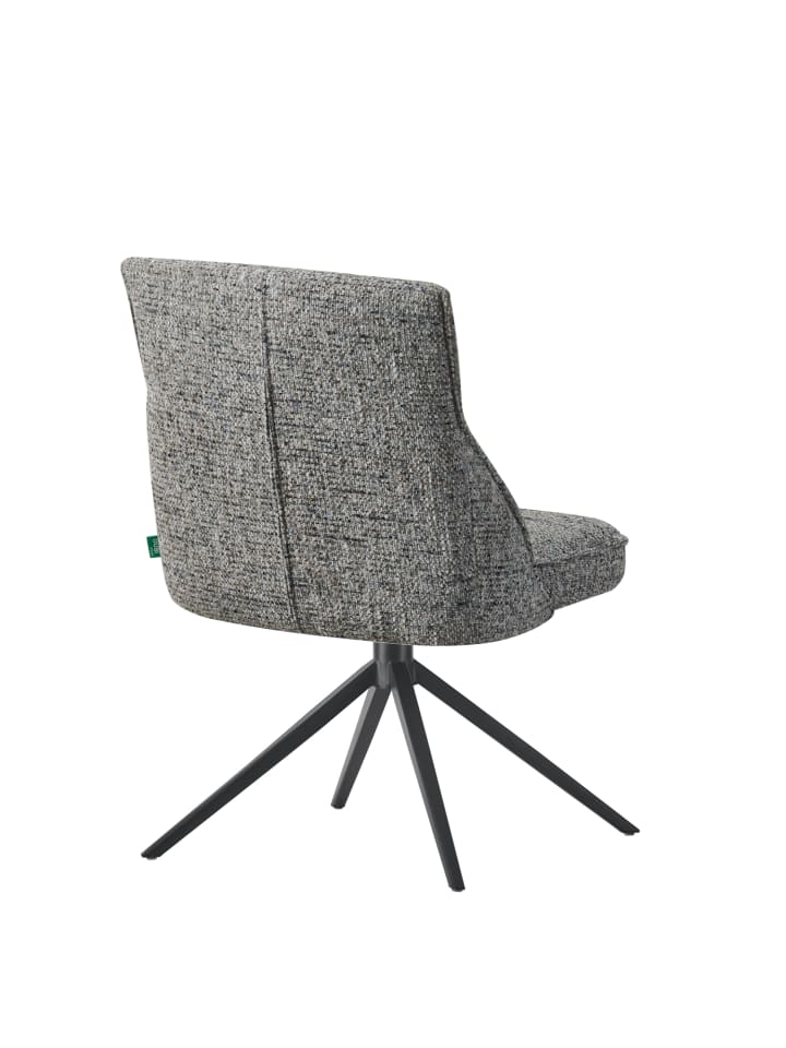 DUBI Möbel 2er-Set: Drehstuhl THOMAS-ZARA in Dunkelgrau - (B)49 x (H)84 x  (T)62 cm günstig kaufen onesize